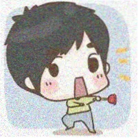 慕情头像：青衫与束发的冷淡神情